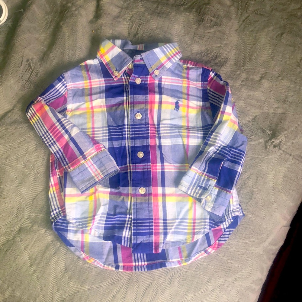 Polo plaid button down